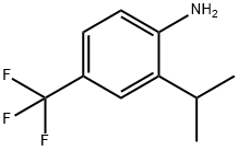 Benzenamine, 2-(1-methylethyl)-4-(trifluoromethyl)- Struktur