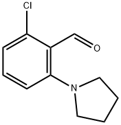 2-氯-6-(吡咯烷-1-基)苯(甲)醛,110405-86-2,结构式