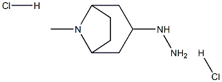 3-肼基-8-甲基-8-氮杂双环[3.2.1]辛烷二盐酸盐 结构式