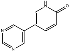 2-Hydroxy-5-(5-pyrimidyl)pyridine 结构式