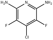 4-Chloro-3,5-difluoro-pyridine-2,6-diamine Structure
