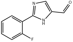 2-(2-氟苯基)-1H-咪唑-5-甲醛, 1138033-98-3, 结构式