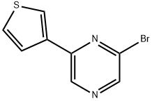 2-Bromo-6-(3-thienyl)pyrazine|