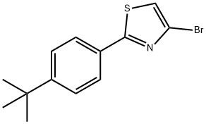 4-Bromo-2-(4-tert-butylphenyl)thiazole 结构式