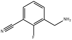 BENZONITRILE, 3-(AMINOMETHYL)-2-FLUORO-,1145679-90-8,结构式