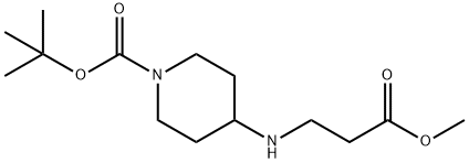 tert-butyl 4-[(3-methoxy-3-oxopropyl)amino]piperidine-1-carboxylate,1147423-35-5,结构式