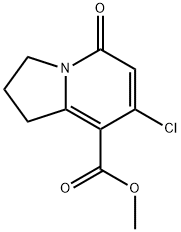 7-氯-5-氧代-1,2,3,5-四氢中氮茚-8-羧酸甲酯, 1150098-21-7, 结构式