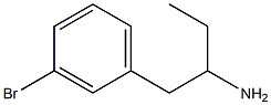1-(3-BROMOPHENYL)BUTAN-2-AMINE Struktur