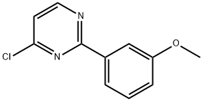 4-Chloro-2-(3-methoxyphenyl)pyrimidine Struktur