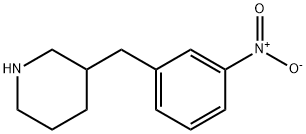 Piperidine, 3-[(3-nitrophenyl)methyl]- Structure