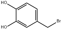 1,2-Benzenediol, 4-(bromomethyl)- Structure