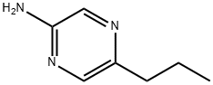 2-Amino-5-(n-propyl)pyrazine Struktur