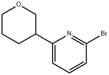 2-Bromo-6-(tetrahydropyran-3-yl)pyridine 结构式