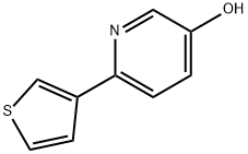3-Hydroxy-6-(3-thienyl)pyridine Structure