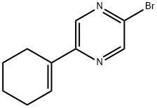 2-Bromo-5-(cyclohexenyl)pyrazine Structure