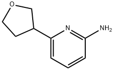 2-Amino-6-(tetrahydrofuran-3-yl)pyridine 结构式