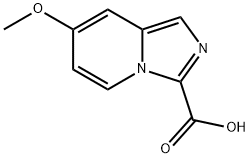 7-甲氧基咪唑并[1,5-A]吡啶-3-甲酸, 1159830-67-7, 结构式