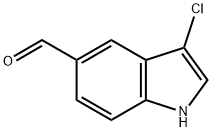 3-chloro-1H-indole-5-carbaldehyde,1161426-33-0,结构式