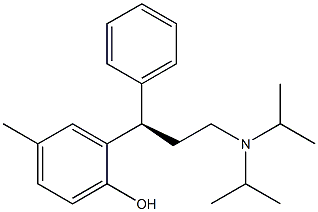 Tolterodine EP Impurity C HCl Struktur