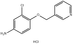 3-chloro-4-(pyridin-3-ylmethoxy)aniline dihydrochloride Struktur