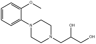 3-(4-(2-methoxyphenyl)piperazin-1-yl)propane-1,2-diol Structure