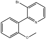 3-Bromo-2-(2-methoxyphenyl)pyridine 结构式