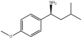 (S)-1-(4-甲氧基苯基)-3-甲基丁-1-胺,1173111-01-7,结构式