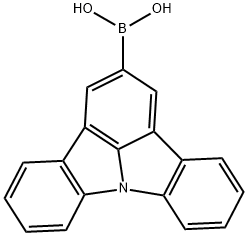Boronic acid,B-indolo
[3,2,1-jk]carbazol-2-yl- Structure