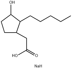 sodium tetrahydrojasmonate Structure