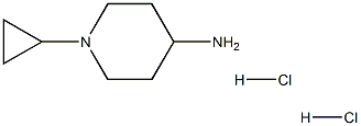 4-アミノ-1-シクロプロピルピペリジン二塩酸塩 化学構造式