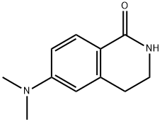 6-(二甲氨基)-3,4-二氢异喹啉-1(2H)-酮, 1178884-33-7, 结构式