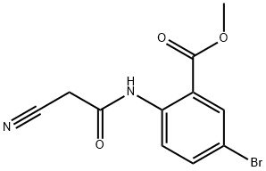 Methyl 5-bromo-2-[(cyanoacetyl)amino]benzoate 结构式