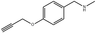 N-Methyl-1-(4-(prop-2-yn-1-yloxy)phenyl)methanamine Structure