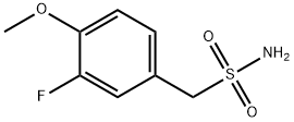 (3-氟-4-甲氧基苯基)甲磺酰胺,1179749-64-4,结构式
