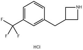 3-{[3-(三氟甲基)苯基]甲基}氮杂环丁烷盐酸盐, 1181458-23-0, 结构式