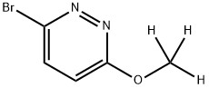 3-Bromo-6-(methoxy-d3)-pyridazine Struktur