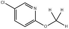 3-Chloro-6-(methoxy-d3)pyridine Struktur