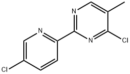 4,5'-Dichloro-5-methyl-2-(2'-pyridyl)pyrimidine Struktur