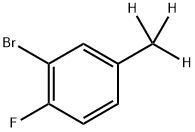 2-bromo-1-fluoro-4-(methyl-D3)benzene Structure