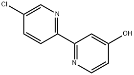 4-Hydroxy-5'-chloro-2,2'-bipyridine 结构式