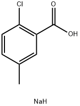 Sodium 2-chloro-5-methylbenzoate Structure