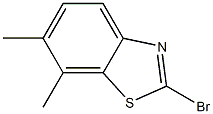 2-溴-6,7-二甲基苯并[D]噻唑, 1188046-12-9, 结构式