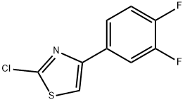 2-Chloro-4-(3,4-difluorophenyl)thiazole Structure