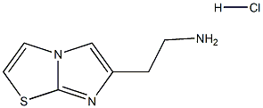 2-Imidazo[2,1-b][1,3]thiazol-6-ylethanaminehydrochloride Struktur