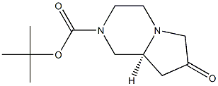 tert-butyl (S)-7-oxohexahydropyrrolo[1,2-a]pyrazine-2(1H)-carboxylate, 1190946-32-7, 结构式