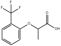 2-[2-(三氟甲基)苯氧基]丙酸, 119411-77-7, 结构式