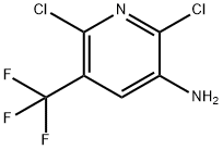 2,6-二氯-5-(三氟甲基)吡啶-3-胺 结构式