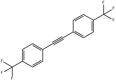 1-(trifluoromethyl)-4-[2-[4-(trifluoromethyl)phenyl]ethynyl]benzene Structure