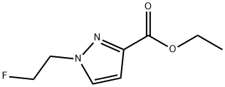 1-(2-FLUORO-ETHYL)-1H-PYRAZOLE-3-CARBOXYLIC ACID ETHYL ESTER Structure