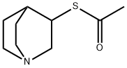 3-(acetylthio)quinuclidine 结构式